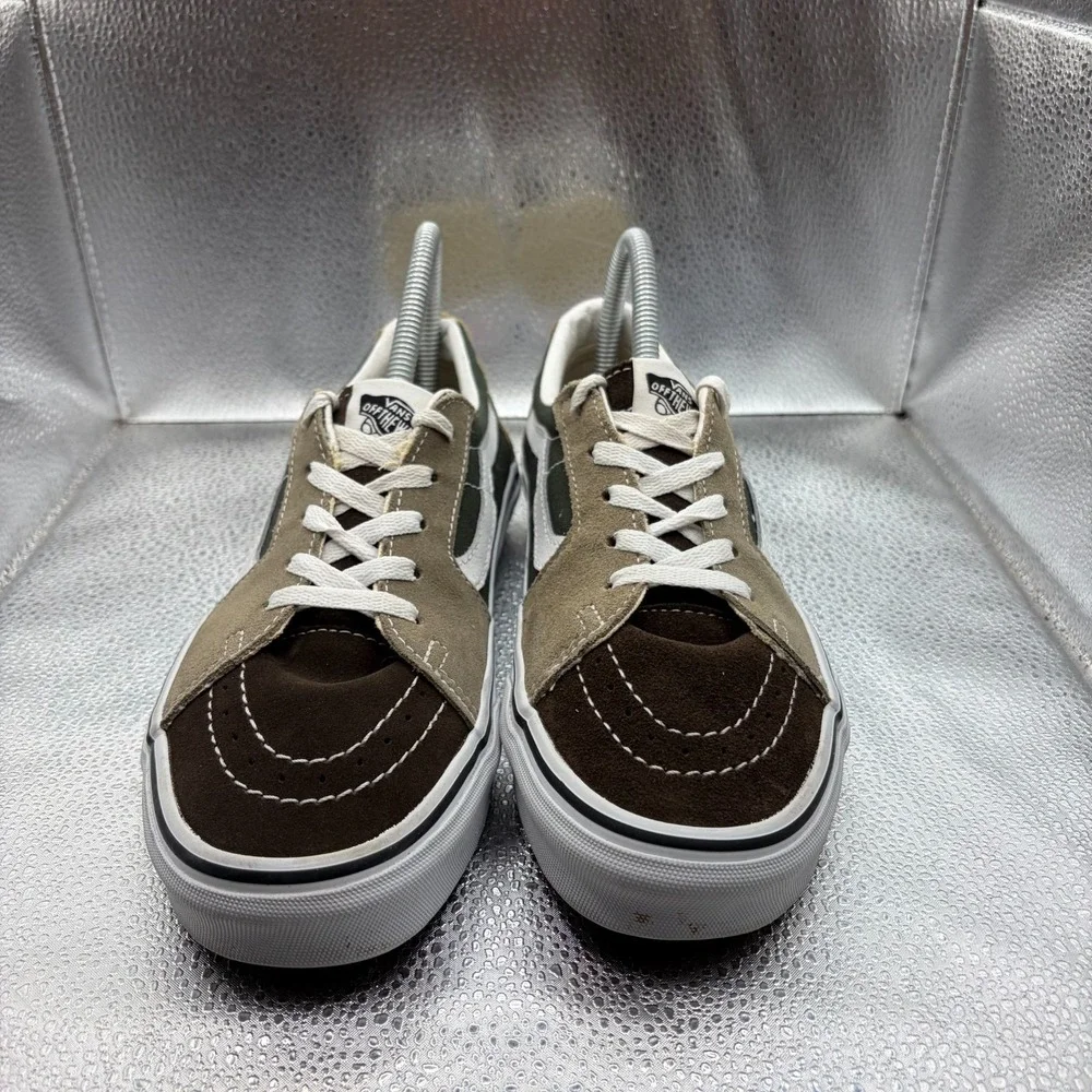 Size 7M/8.5W Vans Sk8‎ Low Color Block Demitasse True White Unisex Shoes 721356